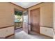 The open living room flows to the back deck, ideal for indoor/outdoor living at 562 Adams Rd, Fayetteville, GA 30214