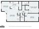 Detailed floor plan showcasing the layout of the house, including room dimensions and spatial relationships at 555 Windchase Ln, Stone Mountain, GA 30083