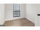 Bedroom features include hardwood floor and a window that offers an outside view at 510 River Run Dr, Atlanta, GA 30350