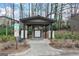 Exterior view of condo complex mailboxes with community information at 510 River Run Dr, Atlanta, GA 30350