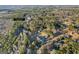 Aerial view of a home and property surrounded by lush greenery and mature trees at 916 Marshall Fuller Rd, Dallas, GA 30157
