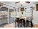 Bright dining area with sliding glass doors to deck, perfect for enjoying meals with a view at 916 Marshall Fuller Rd, Dallas, GA 30157