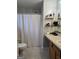 Full bathroom with shower and tub combination, along with vanity and sink at 220 Joe Dr, Temple, GA 30179