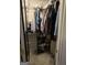 Walk-in closet with plenty of shelving and hanging space for storage at 220 Joe Dr, Temple, GA 30179