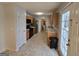 Eat-in kitchen features stainless steel appliances and oak cabinets at 220 Joe Dr, Temple, GA 30179