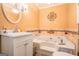 Bathroom with a bathtub, vanity, and decorative accents at 1083 Hampton Rd, Hampton, GA 30228