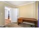 Office space with neutral colors and a simple desk at 1083 Hampton Rd, Hampton, GA 30228