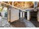 View of the encapsulated crawlspace showing concrete piers, wrapped ductwork and insulation at 203 Shelby Ln, Fayetteville, GA 30215