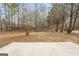 Expansive backyard featuring a concrete patio area and view of the treeline at 306 Interlake Pass, Mcdonough, GA 30252