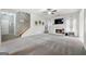 Spacious living room features a fireplace, carpet, and staircase at 306 Interlake Pass, Mcdonough, GA 30252