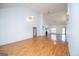Relaxing living room featuring a fireplace, and hardwood floors at 111 Dixson Rd, Bowdon, GA 30108