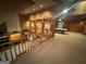 Aerial view of the game room featuring a pool table, and a bar area at 275 Old Mill Ct, Fayetteville, GA 30214