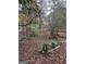 Yard with trees and ground covered in leaves at 275 Old Mill Ct, Fayetteville, GA 30214