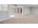 The main bedroom boasts an open floorplan, trey ceiling and large columns at 6600 Wansfell Ct # 28, Douglasville, GA 30135