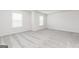 A bedroom features neutral carpeting and two windows for ample natural light at 287 Limestone Circle, Conyers, GA 30013