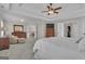 Large main bedroom with sitting area, walk-in closet, and ensuite bathroom at 804 Carnellian Ln, Peachtree City, GA 30269