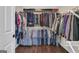 Walk-in closet with extensive shelving at 804 Carnellian Ln, Peachtree City, GA 30269