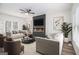 Inviting living room features a modern fireplace, ample seating, and stylish decor for comfortable living at 1320 Kay Se Ter, Conyers, GA 30013