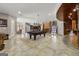 Spacious finished basement with a pool table, bar, and dining area offers ample entertainment space at 300 Annelise Park Dr, Fayetteville, GA 30214