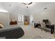 Bedroom with vaulted ceilings and multiple window seats at 300 Annelise Park Dr, Fayetteville, GA 30214