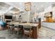 Gourmet kitchen with island seating and open floor plan at 300 Annelise Park Dr, Fayetteville, GA 30214