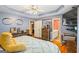 Spacious main bedroom featuring trey ceiling and adjacent main bathroom at 10 Allen Oaks Way, Covington, GA 30016