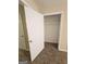 Bedroom closet with white doors and shelving at 245 Kim Trail, Stockbridge, GA 30281