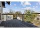 Exterior view of a deck with modern metal railings overlooking a neighborhood at 560 John Wesley Dobbs Ne Ave, Atlanta, GA 30312
