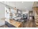A modern kitchen featuring stainless steel appliances, sleek countertops, and stylish pendant lighting at 560 John Wesley Dobbs Ne Ave, Atlanta, GA 30312