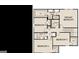 Second-floor plan featuring four bedrooms, two bathrooms, and a utility area at 7728 Sudbury Cir, Covington, GA 30014