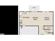 First-floor plan featuring a kitchen, dining area, Gathering room, and foyer at 7728 Sudbury Cir, Covington, GA 30014