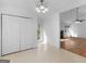 Dining area with access to the living room at 150 Grove Creek Dr, Locust Grove, GA 30248