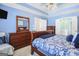 Large main bedroom with ensuite bathroom and beautiful furniture at 3867 Summer Kitchen Way, Lilburn, GA 30047