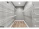Walk-in closet featuring extensive metal shelving, providing efficient and accessible storage space at 10 Last St, Moreland, GA 30259