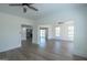 Inviting living room showcasing an open layout and modern ceiling fan at 1269 Snapping Shoals Rd, Mcdonough, GA 30252