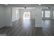 Bright living room area with open floor plan to sliding door access to the deck at 1269 Snapping Shoals Rd, Mcdonough, GA 30252