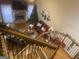 Festively decorated living room highlighting hardwood floors, a fireplace and tree at 306 Oakwind Way, Canton, GA 30114