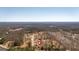 High aerial view showcasing property in a rural location at 5700 Mount Zion Rd, Waco, GA 30182