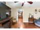 Living room offers an open doorway to the kitchen, showcasing the spacious floor plan at 1115 Highway 54 East, Fayetteville, GA 30214