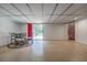 Bright basement with a walkout to the backyard and dining area at 677 Gum Creek Rd, Oxford, GA 30054