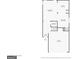 First floor plan showcasing the kitchen, living room, dining room, bathroom, foyer, and garage at 323 Lauren Dr, Fairburn, GA 30213