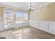 Bright dining area with a door that leads to the outside at 11789 Registry Blvd, Hampton, GA 30228