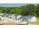 Street view of modern homes in a well-designed community, offering a mix of architectural styles and curb appeal at 8595 Secretariat Dr # 19, Lithonia, GA 30058