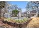 Fenced in backyard pool with garden bed; a perfect place to unwind or entertain at 149 Crown Oaks Dr, Stockbridge, GA 30281