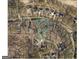 Aerial view displaying the lot boundaries in a quiet wooded community at 1436 Heritage Court Ct, Villa Rica, GA 30180