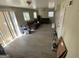 Large Gathering room with hardwood floors and backyard access at 6861 Wendy Jean Dr, Morrow, GA 30260