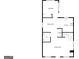 Layout of living room, dining area, kitchen, and bedroom at 483 Fairlane Nw Cir, Atlanta, GA 30331