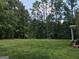 Spacious backyard featuring a mix of lush lawn and mature trees for shade and privacy at 85 Crabapple Ridge Dr, Oxford, GA 30054