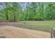 Large deck with a view of the backyard at 175 Ashley Dr, Fayetteville, GA 30214