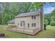 Spacious deck with views of the yard with lawn at 175 Ashley Dr, Fayetteville, GA 30214